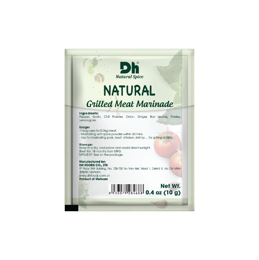 Natural Grilled Meat Marinade 10g