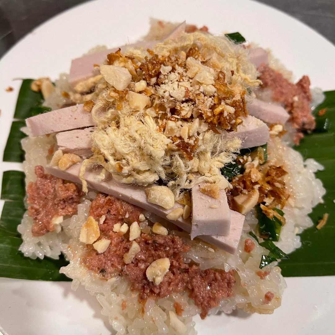 Vietnamese Sticky Rice with Pork Pate