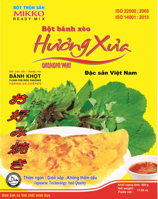 Vietnamese Banh Xeo flour-Bot Banh Xeo Huong Xua