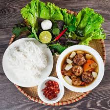 Bun Cha Ha Noi Sauce Grilled Pork Meatballs- Xot uop thit Bun Cha Ha Noi