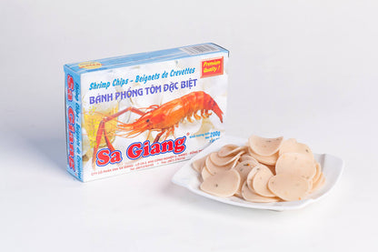 Prawn Crackers Raw Shrimp Chips - Banh Phong Tom Sa Giang